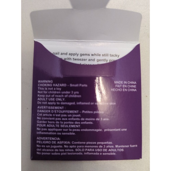 Avon Sparkling Nail Jewelry Art Rainbow Color 3 shaped 64 different Gems 6 pack - Picture 2 of 4